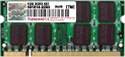 Transcend 2GB DDR2-800/PC6400 200-pin SO-DIMM 5-5-5 - 128Mx8 JetRam Speichermodul DDR 400 MHz