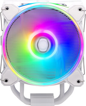 Cooler Master Hyper 212 Halo White CPU-Lüfter, 1x 120x120x25mm, 650-2050rpm, 88.15m³/h, 51.88 CFM, 27dB(A), 2.