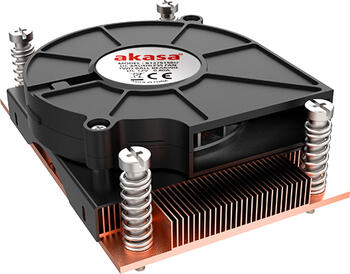 Akasa AM4 Low-Profile Kühler CPU-Lüfter, 1x 77x75x15mm, 1200-5500rpm, 20.1m³/h, 11.83 CFM, 18-45.9dB(A)