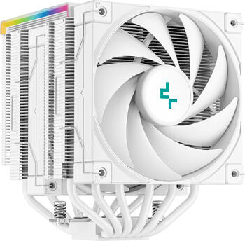 DeepCool AK620 Digital WH, weiÃ? CPU-Lüfter, 2x 120x120x25mm 500-1850rpm, 117.23m³/h, 68.99 CFM, 28dB(A), 2.19mmH2O, 1.44