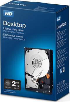 2.0 TB HDD WD Desktop Performance, SATA-Festplatte 