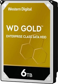 6.0 TB HDD Western Digital WD Gold-Festplatte, geeignet für Dauerbetrieb, zeitbeschränkte Fehlerkorrektur