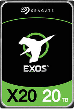 20.0 TB HDD Seagate Exos X - X20-Festplatte, heliumgefüllt, PowerChoice, PowerBalance, Feuchtigkeitssensor