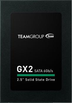 256 GB SSD TeamGroup GX2 6,4cm / 2.5 Zoll SATA 6Gb/ s lesen 500MB/s, schreiben 400MB/s, TBW: 60TB