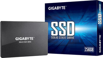 256 GB SSD Gigabyte SSD, SATA 6Gb/s, lesen: 520MB/s, schreiben: 500MB/s, TBW: 100TB