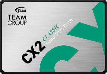 256 GB SSD TeamGroup CX2 SSD, SATA 6Gb/s, lesen: 520MB/s, schreiben: 430MB/s, TBW: 200TB