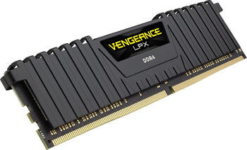 DDR4RAM 16GB DDR4-2400 Corsair Vengeance LPX schwarz, CL14-16-16-31