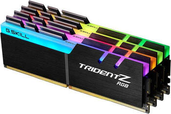 DDR4RAM 4x 16GB DDR4-3200 G.Skill Trident Z RGB DIMM, CL16-18-18-38 Kit