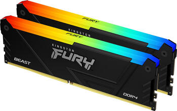 DDR4RAM 2x 8GB DDR4-3200 Kingston FURY Beast RGB DIMM, CL16-18-18 Kit