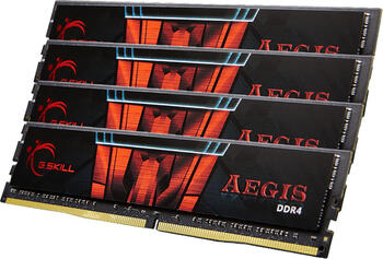 DDR4RAM 4x 16GB DDR4-2400 G.Skill Aegis DIMM, CL15-15-15-35 Kit