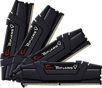 DDR4RAM 4x 8GB DDR4-4000 G.Skill RipJaws V schwarz DIMM, CL18-22-22-42 Kit