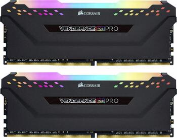 DDR4RAM 2x 32GB DDR4-3200 Corsair Vengeance RGB PRO schwarz DIMM, CL16-20-20-38 Kit