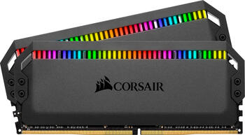 DDR4RAM 2x 8GB DDR4-4000 Corsair Dominator Platinum RGB DIMM, CL19-23-23-45 Kit