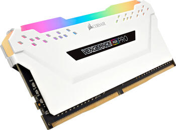 DDR4RAM 2x 8GB DDR4-3600 Corsair Vengeance RGB PRO weiß DIMM, CL18-22-22-42 Kit