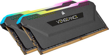 DDR4RAM 2x 16GB DDR4-3600 Corsair Vengeance RGB PRO SL schwarz DIMM, CL18-22-22-42 Kit