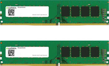 DDR4RAM 2x 16GB DDR4-2933 Mushkin Essentials DIMM, CL21-21-21-47 Kit