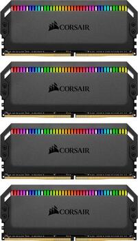 DDR4RAM 4x 16GB DDR4-3600 Corsair Dominator Platinum RGB DIMM, CL16-18-18-36 Kit