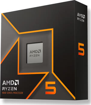 AMD Ryzen 5 9600X, 6C/12T, 3.90-5.40GHz, boxed ohne Kühler, Sockel AMD AM5 (LGA1718), Granite Ridge CPU