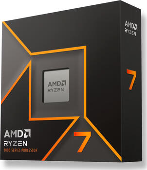 AMD Ryzen 7 9700X, 8C/16T, 3.80-5.50GHz, boxed ohne Kühler, Sockel AMD AM5 (LGA1718), Granite Ridge CPU