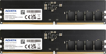 DDR5RAM 2x 16GB DDR5-4800 ADATA DIMM on-die ECC tray, CL40-40-40-77 Kit