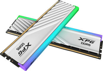 DDR5RAM 2x 24GB DDR5-6000 ADATA XPG LANCER BLADE RGB White DIMM on-die ECC, CL30-40-40 Kit