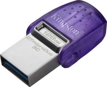 128 GB Kingston DataTraveler microDuo 3C G3 USB-Stick, USB-C 3.0, USB-A 3.0, lesen: 200MB/s