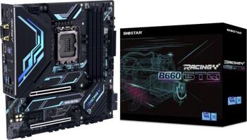 Biostar Racing B660GTQ, Sockel 1700, µATX-Mainboard 4x DDR4 max. 128GB, VGA, HDMI 2.0, DP 1.4, DVI-D, USB-C 3.1