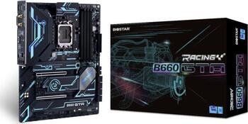 Biostar Racing B660GTA, Sockel 1700, ATX-Mainboard 4x DDR4 max. 128GB, HDMI 2.0, DP 1.4, DVI-D, USB-C 3.1