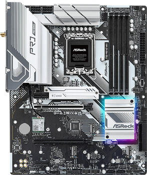 ASRock Z790 Pro RS WiFi, Sockel 1700, ATX-Mainboard 4x DDR4 max. 192GB, HDMI 2.1, DisplayPort 1.4