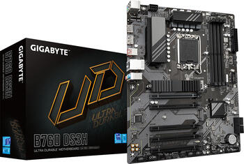 GIGABYTE B760 DS3H, ATX Mainboard, 4x DDR5, max. 192GB, 1x HDMI 2.0, 1x USB-C 3.2