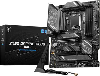 MSI Z790 Gaming Plus WIFI, ATX Mainboard, 4x DDR5, max. 256GB, 1x HDMI 2.1, 1x USB-C 3.2