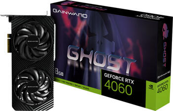 Gainward GeForce RTX 4060 Ghost, 8GB GDDR6 Grafikkarte, HDMI, 3x DP