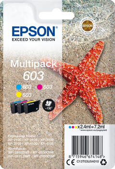 Epson Tinte 603 cyan, magenta, gelb 3x 2.4ml
