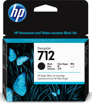 HP Tinte 712 schwarz, 80ml 