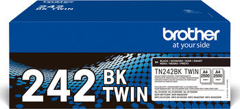 Brother Toner TN-242BKTWIN schwarz, 2er-Pack 2x 2500 Seiten