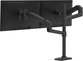 Ergotron LX Dual Monitor Arm schwarz 