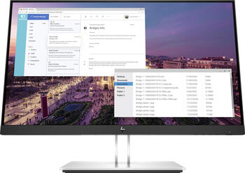 23 Zoll HP E-Series E23 G4, 58.4cm TFT, 5ms (GtG), 1x VGA (60Hz@1920x1080), 1x HDMI 1.4, 1x DisplayPort 1.2