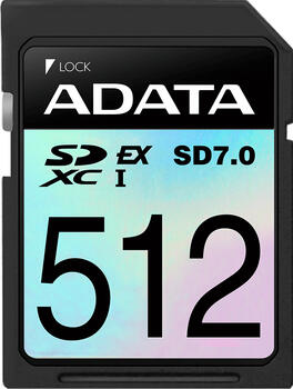 512 GB ADATA Premier Extreme SDXC Speicherkarte, lesen: 800MB/s, schreiben: 700MB/s