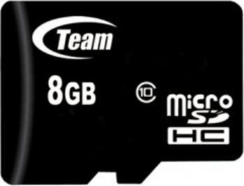 8 GB TeamGroup Black R20/W14 microSDHC Kit, Class 10 Speicherkarte, lesen: 20MB/s, schreiben: 14MB/s