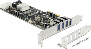 Delock PCI Express Karte > 4 x extern USB 3.0 Quad Channel 