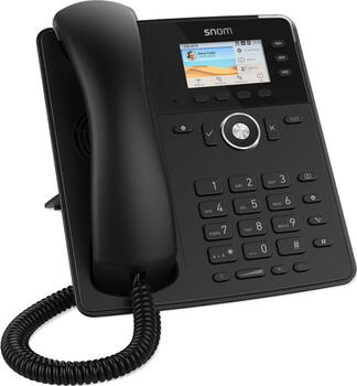 Snom D717 schwarz, VoIP-Telefon (schnurgebunden), Anruferan- zeige, Freisprecheinrichtung, Wideband, SIP (6 Accounts)