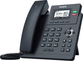 Yealink SIP-T31P, VoIP-Telefon (schnurgebunden), Anruferan- zeige, Freisprecheinrichtung, Wideband, SIP (2 Accounts)