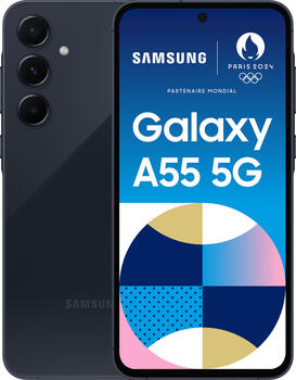 Samsung Galaxy A55 5G A556B/DS 128GB Awesome Navy, 6.6 Zoll, 50.0MP, 8GB, 128GB, Android Smartphone