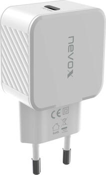 Nevox USB PD Type C / PPS Ladegerät 30Watt weiß 