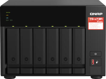 QNAP QuTS hero Turbo Station TS-673A-8G, 8GB RAM, 2x 2.5GBase-T, bis zu 8 Laufwerke