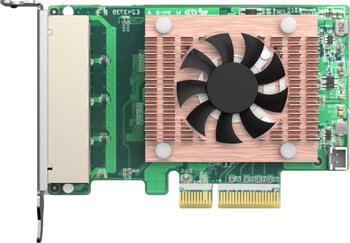 QNAP LAN-Adapter, 4x RJ-45, PCIe 2.0 x4 