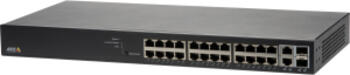 AXIS T8524 PoE+ 24 Port Netzwerkswitch mit PoE+ Switching-Kapazität: 52 Gbit/s