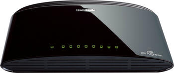 D-Link DES-1000 Desktop Fast Ethernet Switch, 8x RJ-45, Backplane: 1.6Gb/s