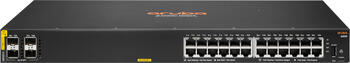 HP Aruba CX 6000 Series Rackmount Gigabit Managed Switch, 24x RJ-45, 4x SFP, 370W PoE+, Backplane: 56Gb/s