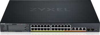 ZyXEL XMG1930 Rackmount 2.5G Smart Gigabit Switch, 28x RJ-45, 2x SFP+, 700W PoE++, Backplane: 240Gb/s, Metallg.